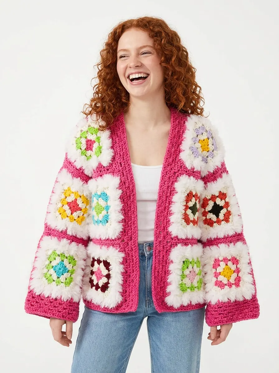 Ilustración: modelo con Chaqueta Algodón de Azúcar